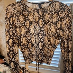 ForEver21 Long Sleeve Open Back